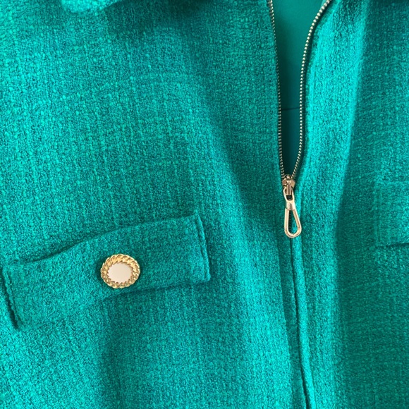 Sandro turquoise jumpsuit XS - Picture 7 of 7